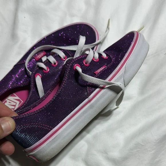 Vans Purple Glitter Sneakers - Picture 11 of 13